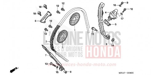 CHAINE A CAMES/TENDEUR CBF1000A6 de 2006
